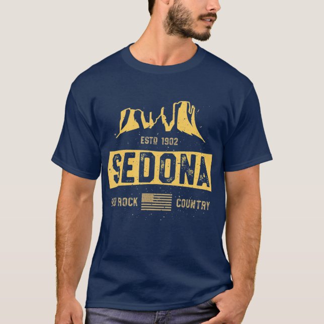 Camiseta Sedona Arizona Hiking Gige Rock Country (Anverso)