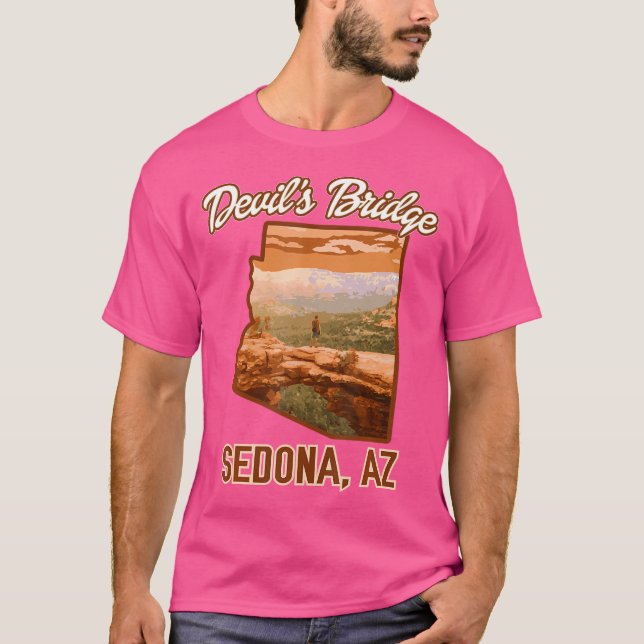 Camiseta Sedona Arizona Senderismo Adventure Devil'S Bridge (Anverso)