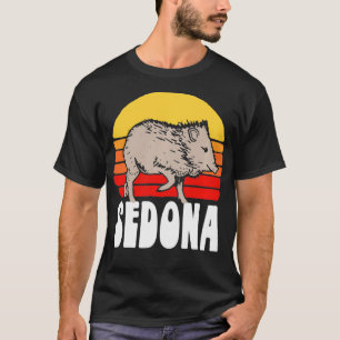 Camiseta Sedona Javelina Vintage Retro 80 Sunset Cute Funn