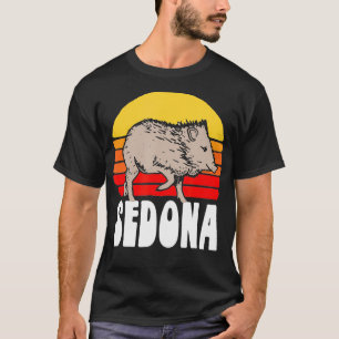 Camiseta Sedona Javelina Vintage Retro 80 Sunset Cute Funn