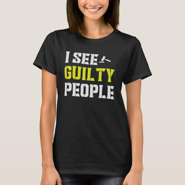 Camiseta See Guilty People Correctional Officer (Anverso)