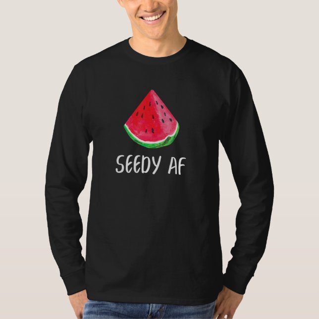 Camiseta Seedy AF Watermelon Summer Fruit Melon (Anverso)