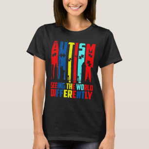 Camiseta Seeing The World Differently Puzzle Piece Autism A