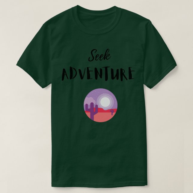 Camiseta Seek Adventure (Diseño del anverso)