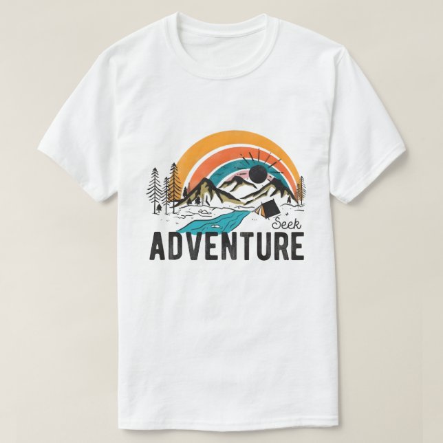 Camiseta "Seek Adventure Graphic T-Shirt (Diseño del anverso)