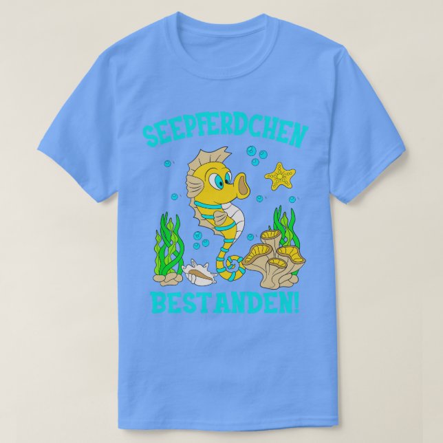 Camiseta Seepferdchen Bestanden Schwimprfung Kinder (Diseño del anverso)