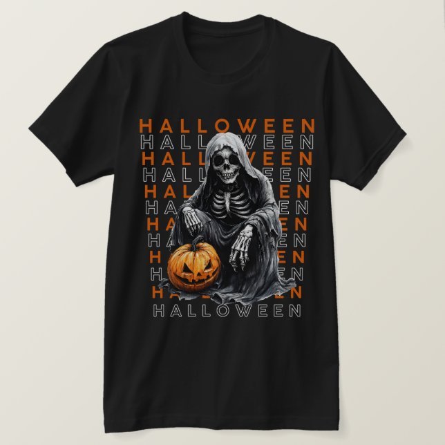 Camiseta Segador de Halloween (Anverso del diseño)