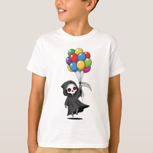 Camiseta Segador flotante con globos para niños