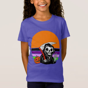 Camiseta Segador - Jack O'Lantern Atardecer de Halloween