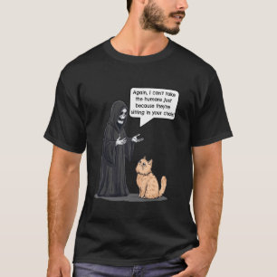 Camiseta Segador vs Gato Chiste Divertido de Gatito