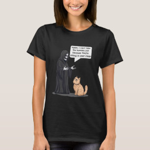 Camiseta Segador vs Gato Chiste Divertido de Gatito