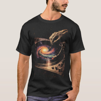 Camiseta Segadora de vinilo, arte musical retro-grunge, abs