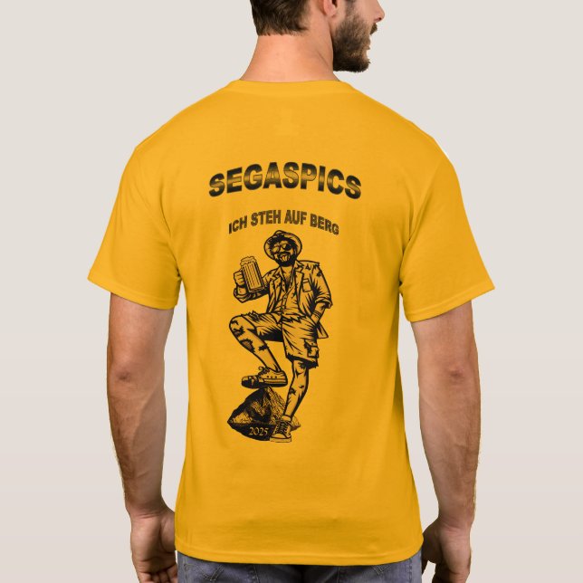 Camiseta Segaspics - Ich steh auf Berg und Bier (Reverso)