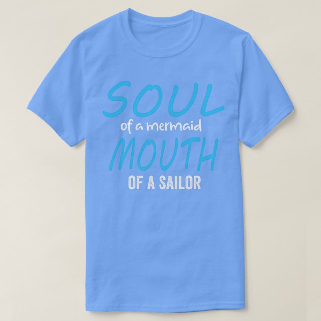 Camiseta Segelkumoel mermaid marinero diciendo vela (Diseño del anverso)