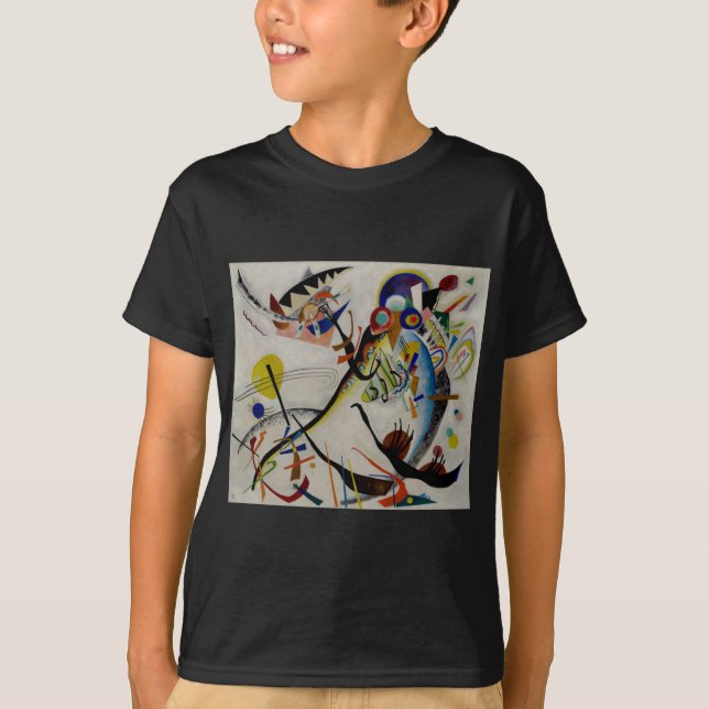 Camiseta Segmento azul de Kandinsky (Anverso)