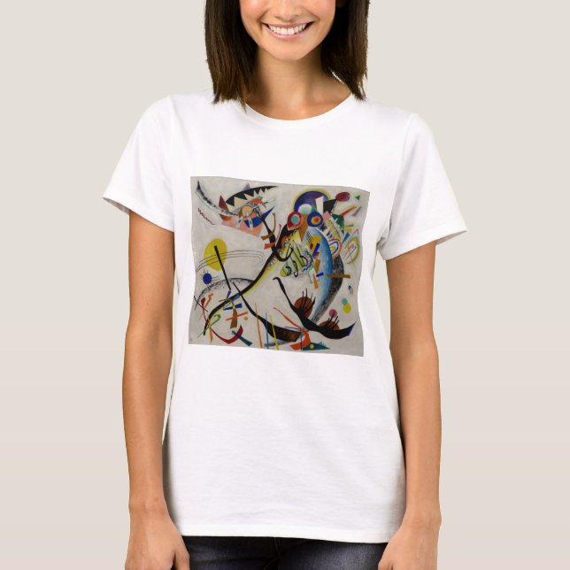 Camiseta Segmento azul de Kandinsky (Anverso)