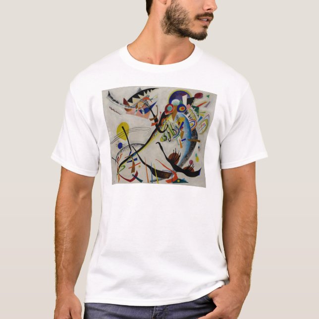Camiseta Segmento azul de Kandinsky (Anverso)