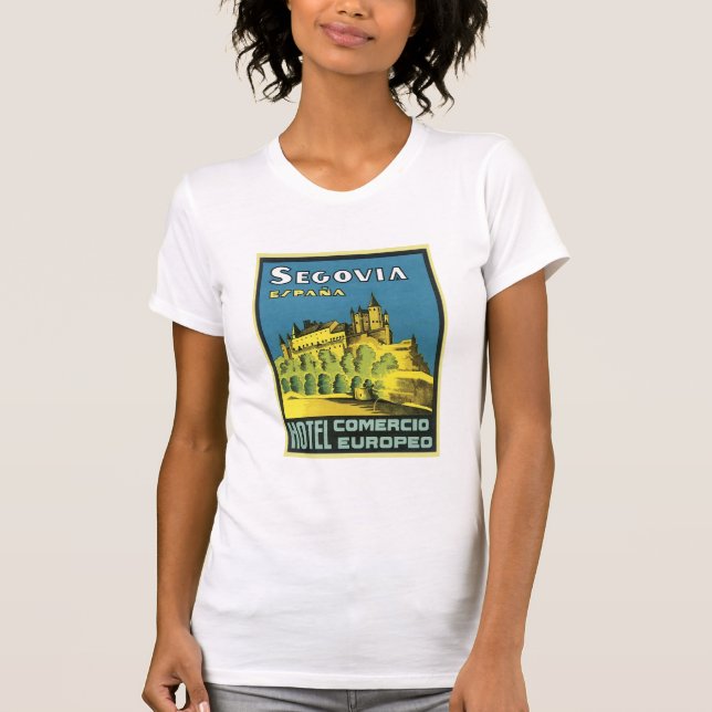 Camiseta Segovia Espana Hotel Comercio Europeo (Anverso)