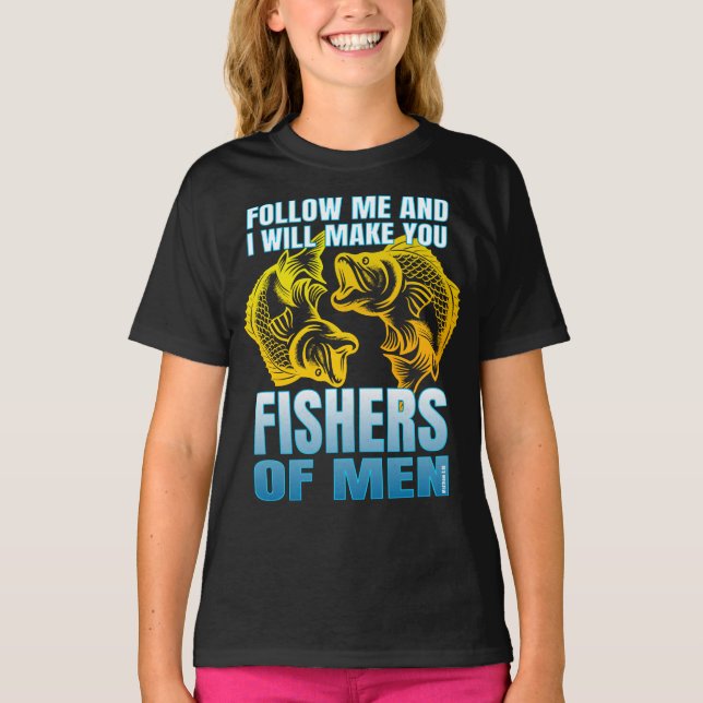 Camiseta seguidme y te haré pescadores de hombres (Anverso)