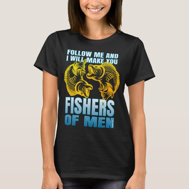 Camiseta seguidme y te haré pescadores de hombres (Anverso)