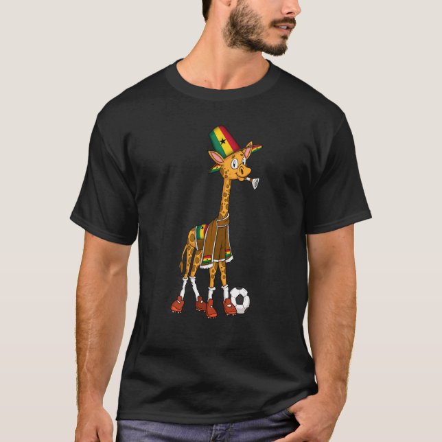 Camiseta Seguidor de jirafas Ghana (Anverso)