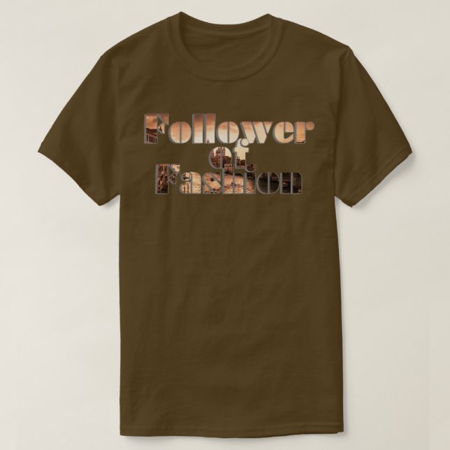 Camiseta Seguidor de la moda (Diseño del anverso)