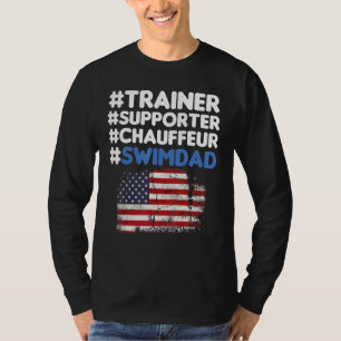 Camiseta Seguidor del entrenamiento Chauffeur Swim Dad Band