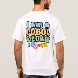 Camiseta Seguidor del lenguaje de programación Cobol