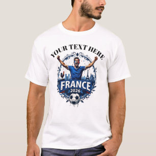 Camiseta Seguidor personalizable del equipo de fútbol de Fr