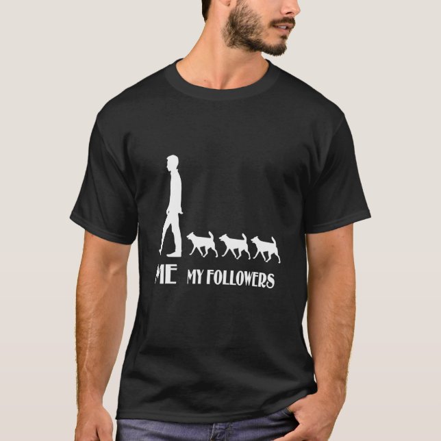 Camiseta Seguidores soy gato para gato (Anverso)