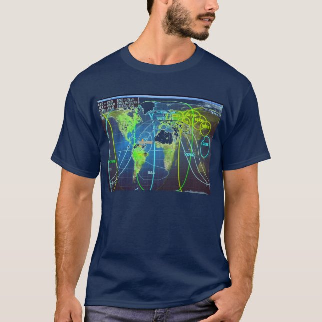 Camiseta Seguimiento espacial (Anverso)