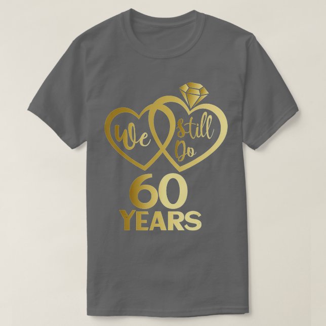Camiseta Seguimos cumpliendo 60 años con el 60 aniversario  (Diseño del anverso)