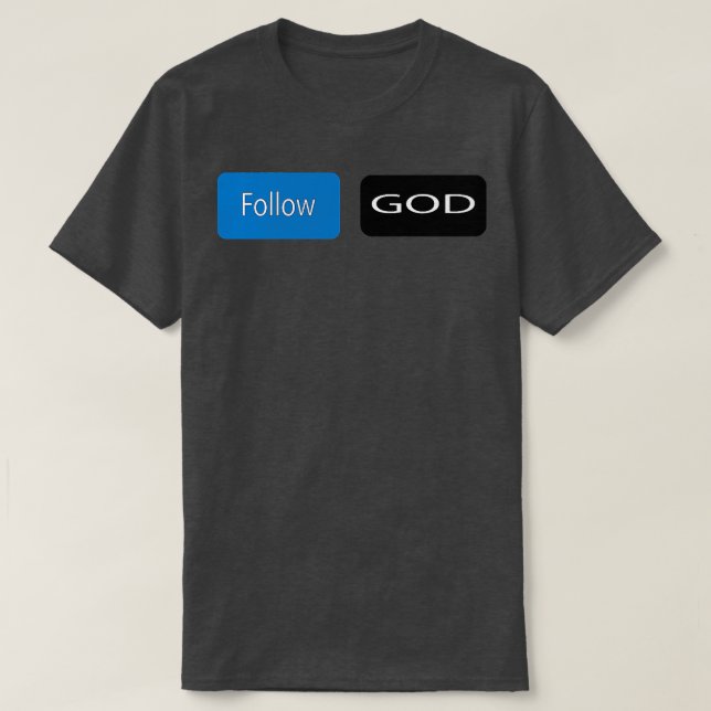 Camiseta Seguir a DIOS  (Diseño del anverso)