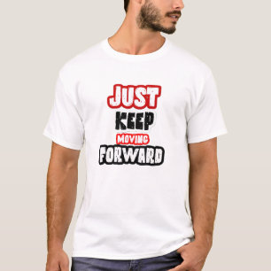 Camiseta Seguir avanzando - Diseño de citas motivacionales