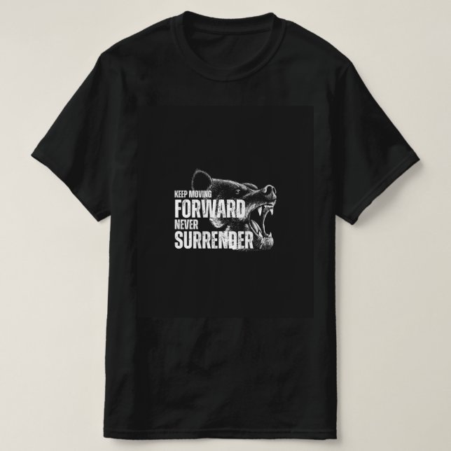 Camiseta Seguir avanzando nunca rendirse (Diseño del anverso)