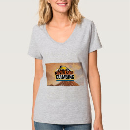 Camiseta Seguir avanzando y aceptar el desafío de la vida