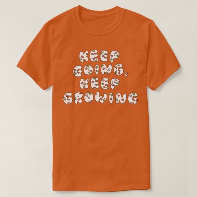 Camiseta Seguir creciendo 4 (Diseño del anverso)