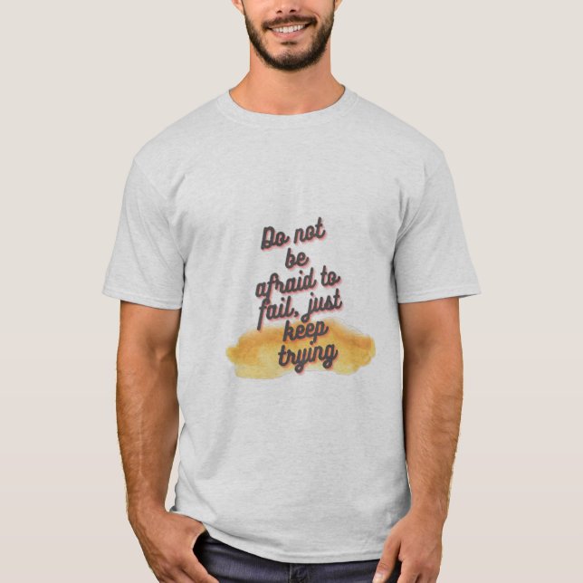 Camiseta seguir intentando (Anverso)