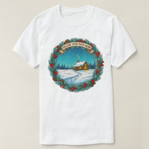 Camiseta Seguir la escena de la cabina de Navidades de la r
