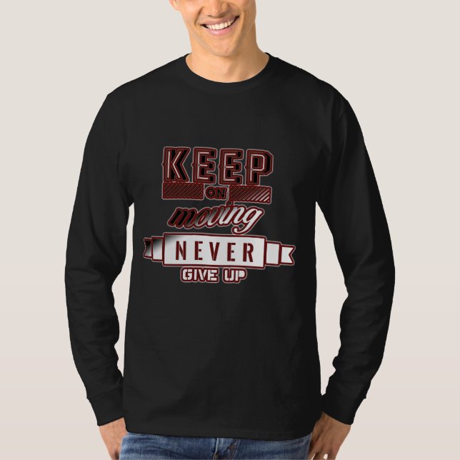 Camiseta seguir moviéndose (Anverso)