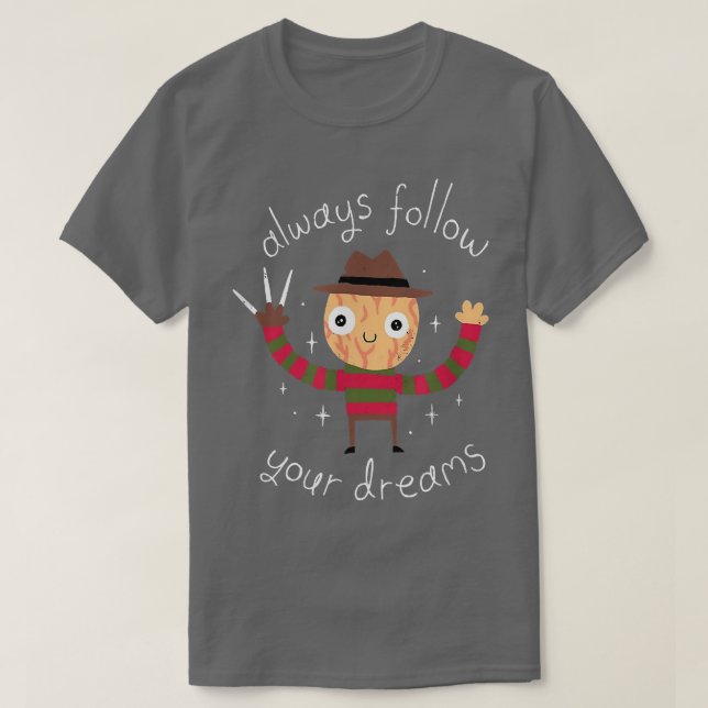 Camiseta Seguir siempre tus sueños 137 (Diseño del anverso)