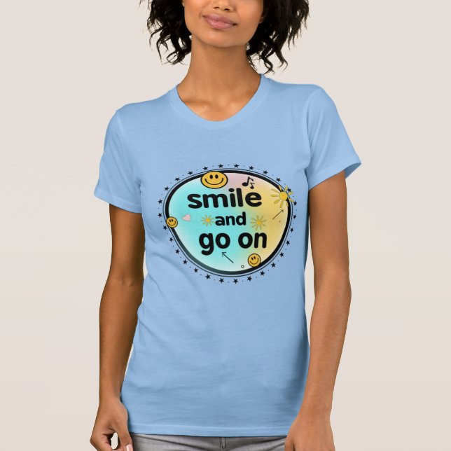 Camiseta Seguir sonriendo (Anverso)