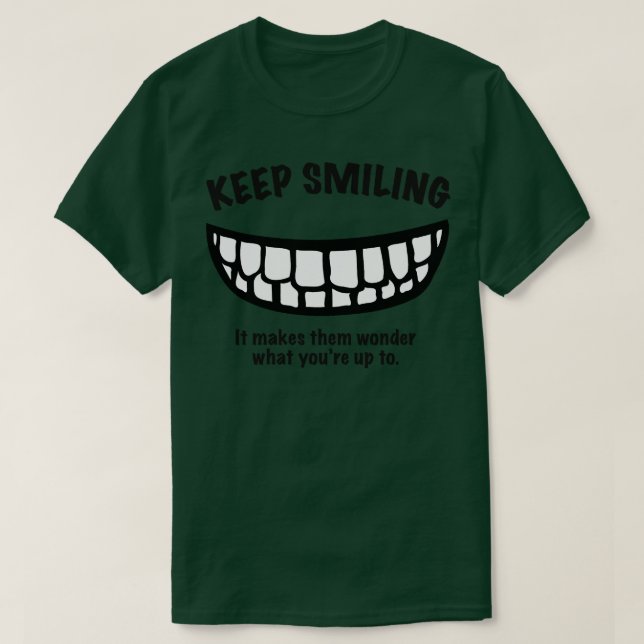 Camiseta Seguir sonriendo (Diseño del anverso)