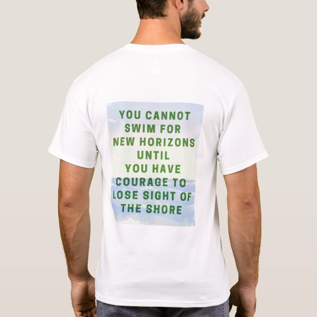 Camiseta seguir sus sueños (Reverso)