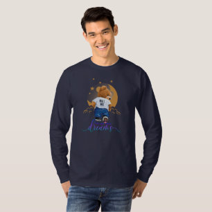 Camiseta Seguir tus sueños Larga manga de los hombres