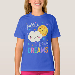 Camiseta Seguir tus sueños Nube y Luna