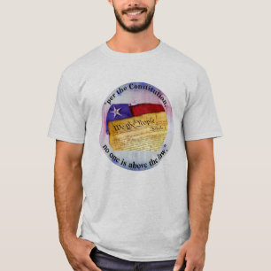 Camiseta "según la Constitución, nadie está por encima de l