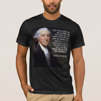 Camiseta Segunda cita de la enmienda - George Washington