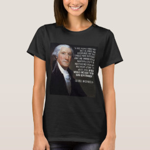 Camiseta Segunda cita de la enmienda - George Washington