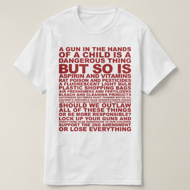 Camiseta Segunda enmienda (Diseño del anverso)